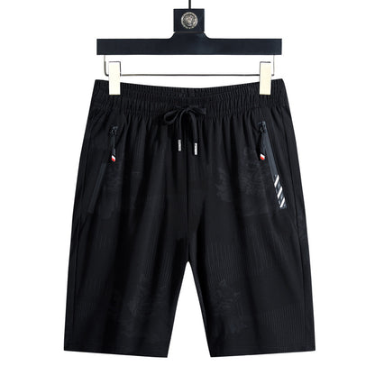Thin Fitness Running Beach Five-Point Pants